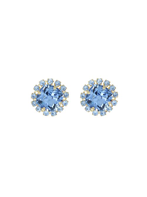 Orecchini lobo praline Azzurro DE LIGUORO | 63M112C